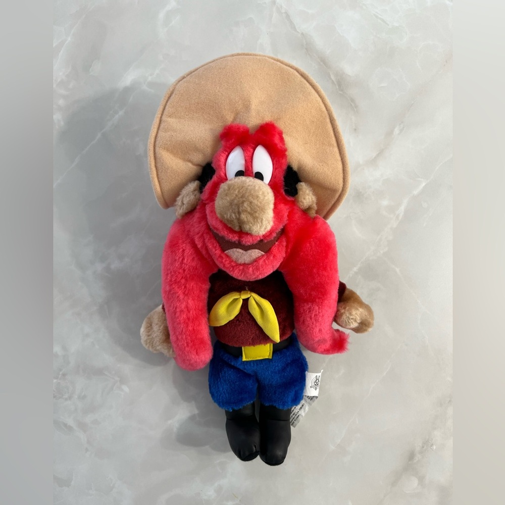 Vtg 1997 Yosemite Sam Plush Doll Looney Tunes Cartoon Stuffed 11" Play By Play